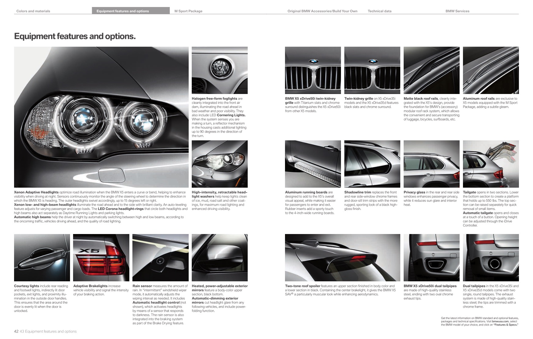 2013 BMW X5 Brochure Page 1